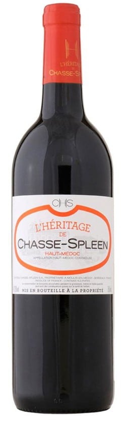 Today's offer: L'Héritage de Chasse Spleen 2011 - Bordeaux Tradition ...