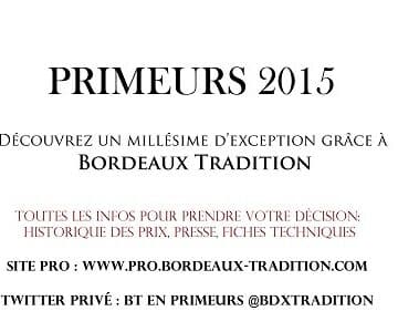 Primeurs 2015