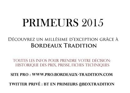 Primeurs 2015