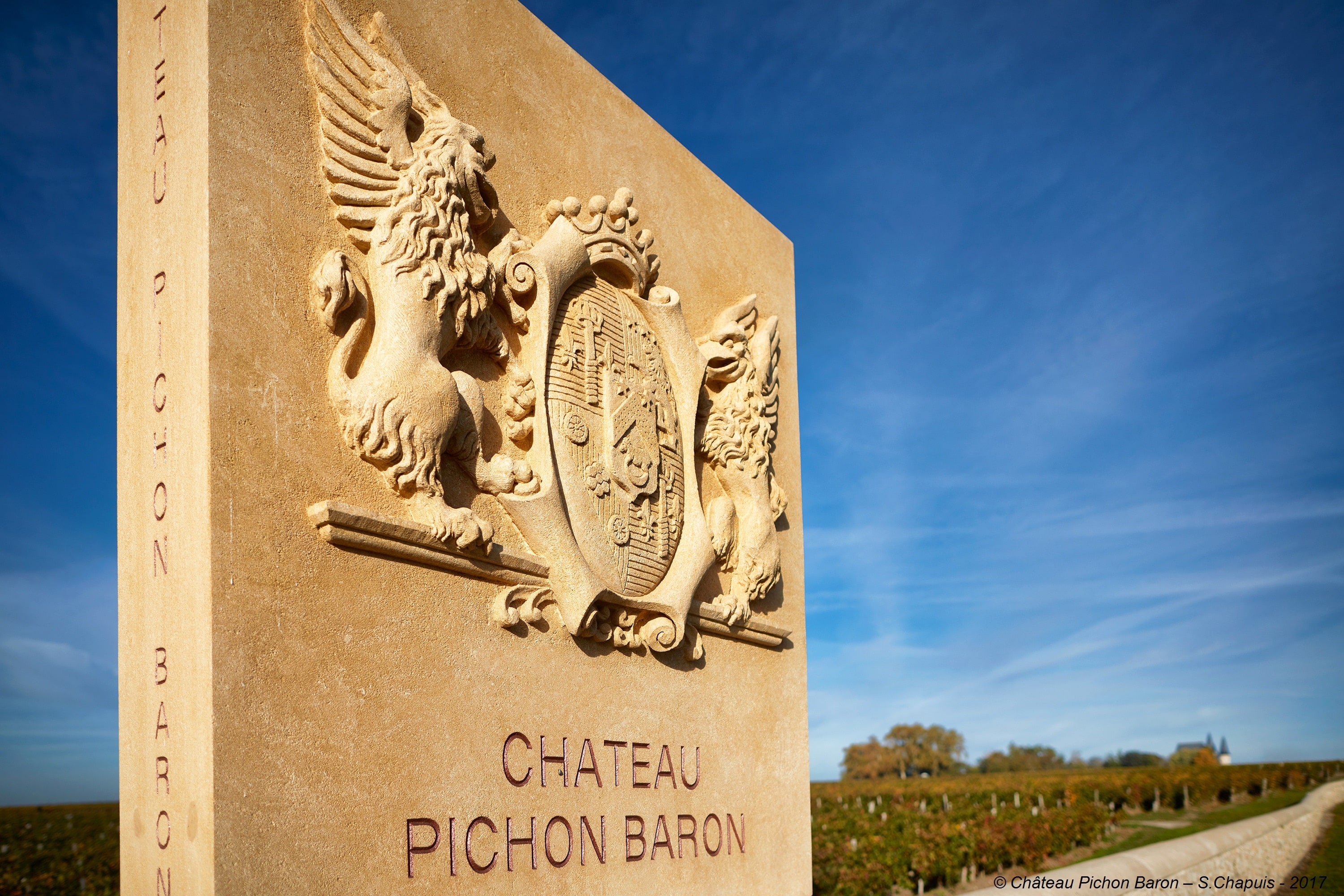 Plaque du Château Pichon Baron